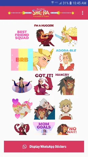 DreamWorks She-Ra Stickers
