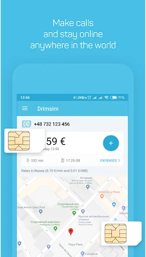 Drimsim — mobile data abroad