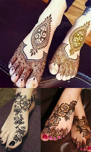 Mehndi Designs For Foot