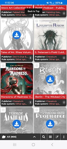 DriveThruRPG Library