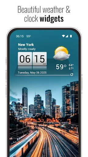 3D Sense Clock & Weather screenshot 1