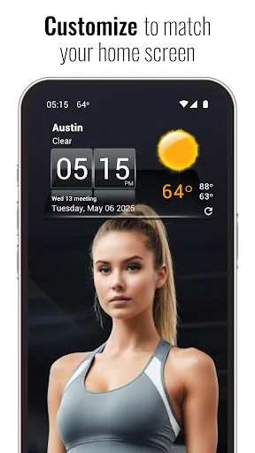3D Sense Clock & Weather screenshot 2