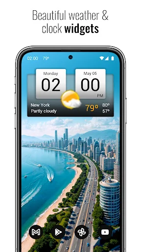 Digital Clock & World Weather screenshot 1