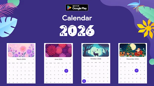 Calendar 2026 : Smart Planner