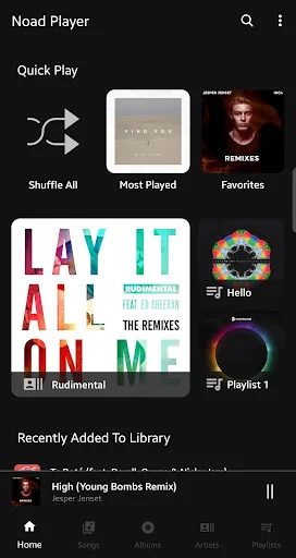 Noad Music Player (open-source screenshot 1