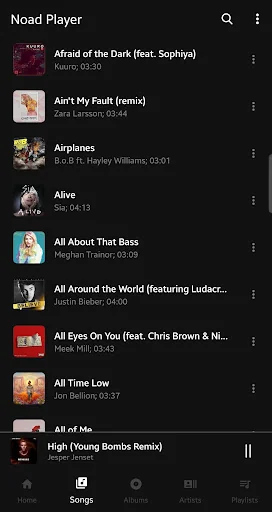Noad Music Player (open-source screenshot 2