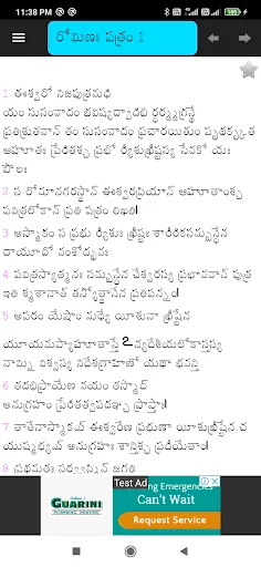 Sanskrit Bible in Telugu