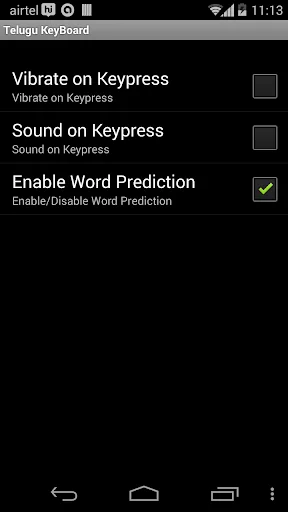 Telugu Keyboard screenshot 1