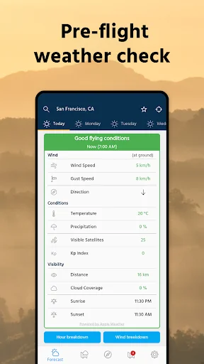 Dronecast - Weather & Fly Map screenshot 2