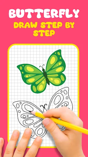 Butterfly Draw Step by Step screenshot 2