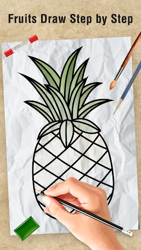 Fruits Draw Step by Step