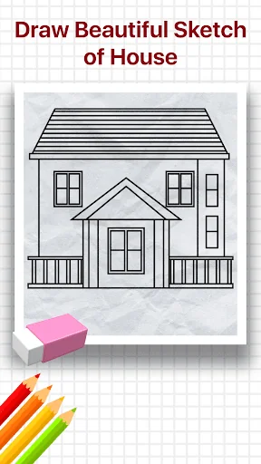 House Draw Step By Step screenshot 2