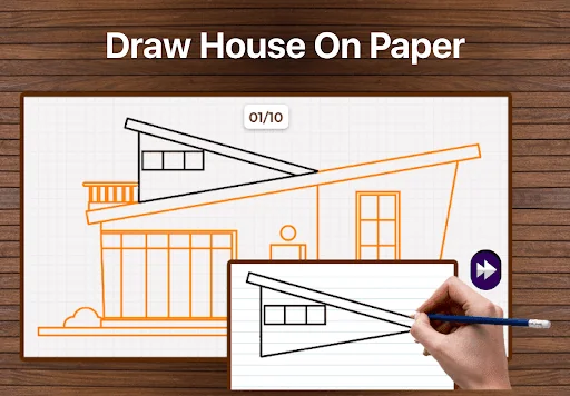 House Draw Step By Step screenshot 3