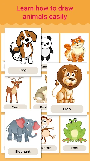 Learn to Draw Animals - Step b