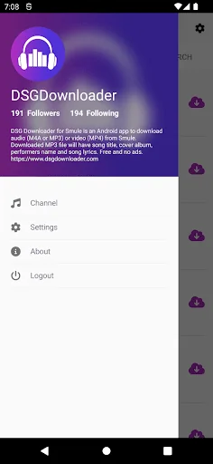 DSG Downloader for Smule
