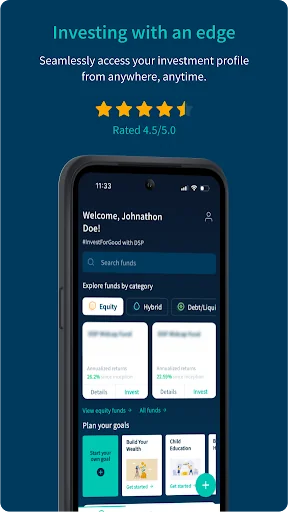DSP Mutual Fund screenshot 1