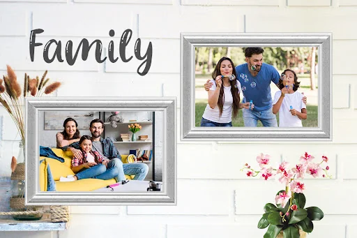 Family Dual Photo Frames