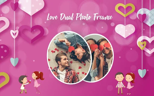 Dual Love Photo Frames screenshot 3