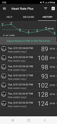 Heart Rate Plus: Pulse Monitor screenshot 3