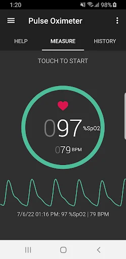 Pulse Oximeter - Beat & Oxygen screenshot 1