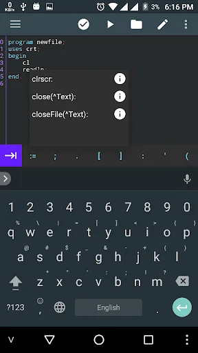 Pascal N-IDE - Editor Compiler
