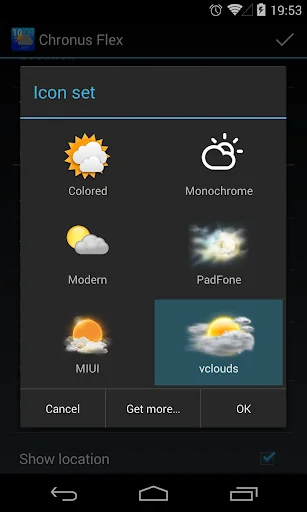 Chronus: VClouds Weather Icons screenshot 2