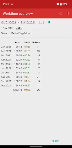 Time Recording - Timesheet App screenshot 4