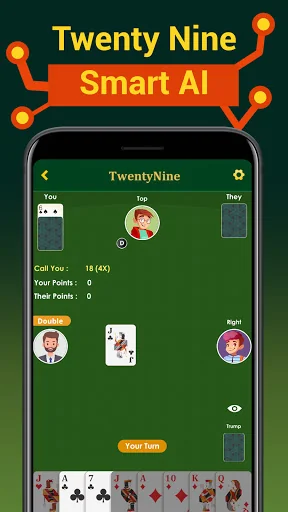 Call bridge offline & 29 cards screenshot 2