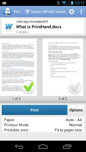 PrintHand Mobile Print Premium screenshot 4