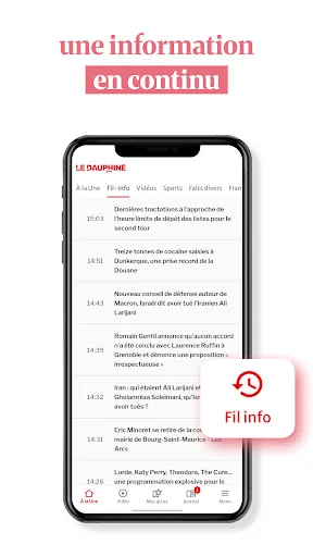 Le Dauphiné Libéré, actualités screenshot 2