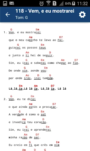 Louvemos o Senhor - Cifrado screenshot 4
