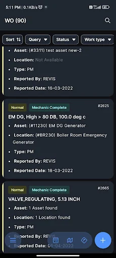 EAM360 Technician App
