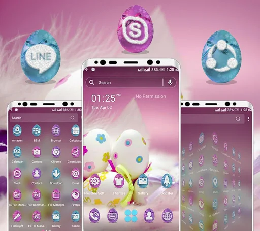 Easter Egg Launcher Theme screenshot 4