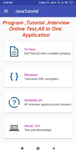 Java Programming App