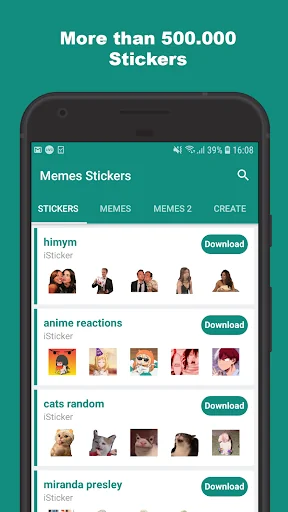 Animated Stickers Memes Sticke screenshot 1