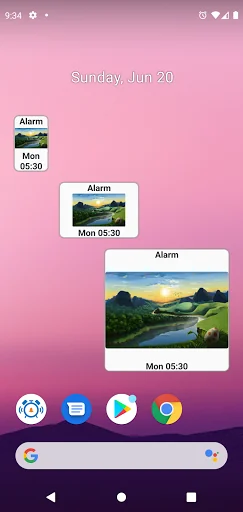 My Next Alarm - Widget screenshot 1