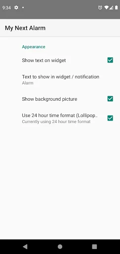 My Next Alarm - Widget screenshot 4