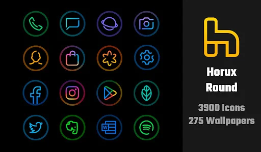 Horux - Icon Pack (Round)