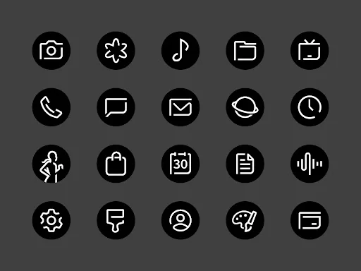 Blaux - Icon Pack (Round) screenshot 1