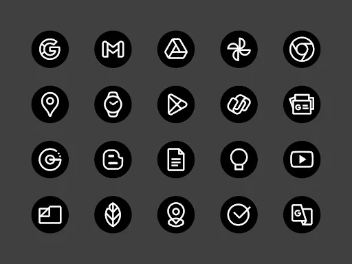 Blaux - Icon Pack (Round) screenshot 2
