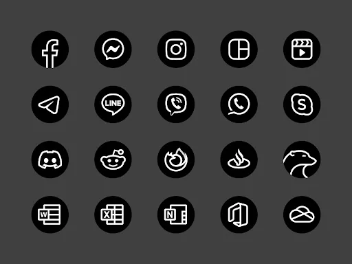 Blaux - Icon Pack (Round) screenshot 3