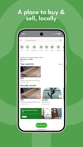 Gumtree: Shop & resell local screenshot 1