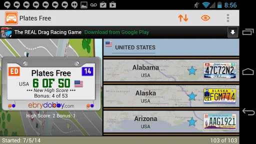 Plates Free Family Travel Game screenshot 4