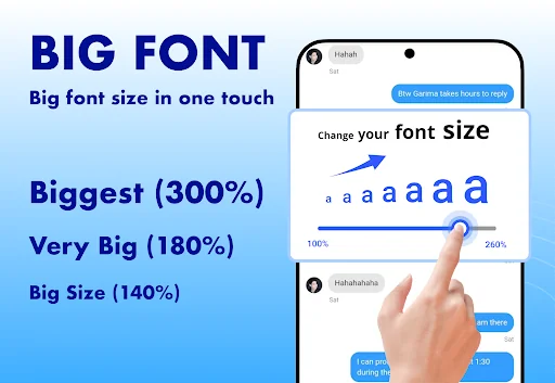 Big Font - Big Text Size
