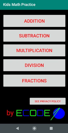 Kids Math Practice