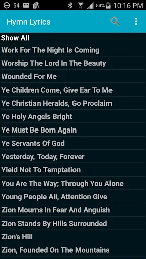 Hymn Lyrics screenshot 1