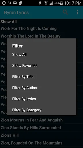 Hymn Lyrics screenshot 2