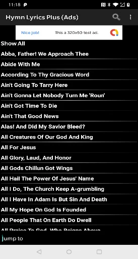 Hymn Lyrics Plus (Ads)