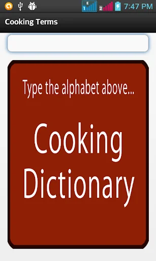 Cooking Dictionary