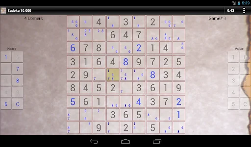 Sudoku 10,000 Trial